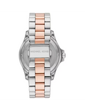 Michael Kors Everest Three Hand Rose Gold Dial Two Tone Steel Strap Watch For Women - MK7402 Authentic Buy Shop Now