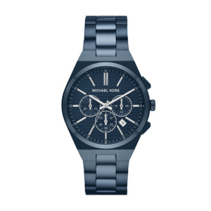 Michael Kors Lennox Chronograph Blue Dial Blue Steel Strap Watch For Women - MK9147 Authentic Buy Shop Now
