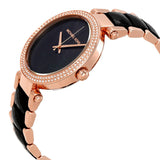Michael Kors Parker Mother of Pearl Black Dial Two Tone Steel Strap Watch for Women - MK6414 Authentic Buy Shop Now