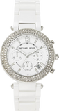 Michael Kors Parker White Dial White Leather Strap Watch for Women - MK5848 Authentic Buy Shop Now
