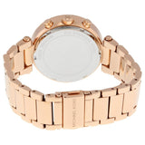 Michael Kors Parker Chronograph Purple Dial Rose Gold Steel Strap Watch For Women - MK6417 Authentic Buy Shop Now