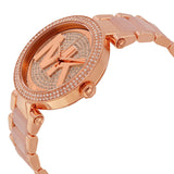 Michael Kors Parker Pink Dial Pink Steel Strap Watch for Women - MK6176 Authentic Buy Shop Now