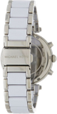 Michael Kors Parker Chronograph Silver Dial Silver Steel Strap Watch For Women - MK6354 Authentic Buy Shop Now