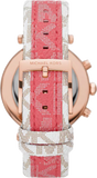 Michael Kors Parker Chronograph White Dial Two Tone Leather Strap Watch For Women - MK6951 Authentic Buy Shop Now