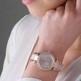 Michael Kors Parker Pink Dial Two Tone Steel Strap Watch for Women - MK6110 Authentic Buy Shop Now