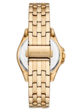 Michael Kors Mini Pilot Quartz Gold Dial Gold Steel Strap Watch For Women - MK7366 Authentic Buy Shop Now