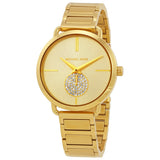 Michael Kors Portia Gold Dial Gold Steel Strap Watch for Women - MK3639 Authentic Buy Shop Now