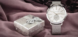 Michael Kors Portia Silver Dial Silver Mesh Bracelet Watch for Women - MK3843 Authentic Buy Shop Now