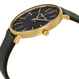 Michael Kors Pyper Black Dial Black Leather Strap Watch For Women - MK2747 Authentic Buy Shop Now