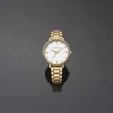 Michael Kors Pyper Three Hand White Dial Gold Steel Strap Watch For Women - MK4666 Authentic Buy Shop Now