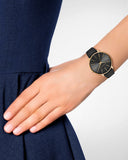 Michael Kors Pyper Black Dial Black Leather Strap Watch For Women - MK2747 Authentic Buy Shop Now