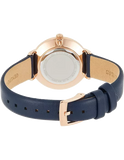 Michael Kors Pyper Analog White Dial Black Leather Strap Watch For Women - MK2804 Authentic Buy Shop Now
