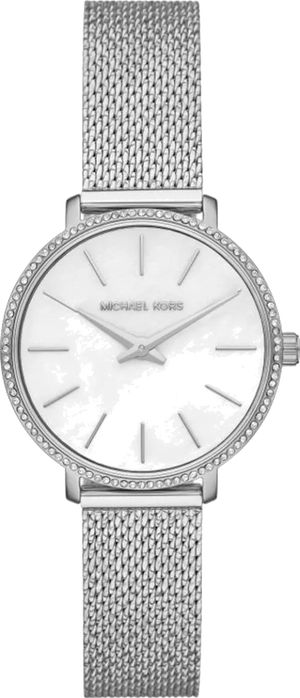 Michael Kors Pyper Quartz Mother of Pearl White Dial Silver Mesh Strap Watch For Women - MK4618 Authentic Buy Shop Now