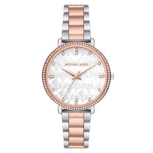 Michael Kors Pyper Quartz White Dial Two Tone Steel Strap Watch For Women - MK4667 Authentic Buy Shop Now