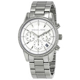Michael Kors Ritz Silver Dial Silver Steel Strap Watch for Women - MK6428 Authentic Buy Shop Now