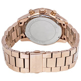 Michael Kors Ritz Chronograph Rose Gold Dial Rose Gold Steel Strap Watch For Women - MK6485 Authentic Buy Shop Now
