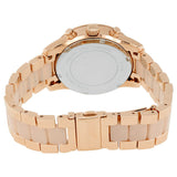 Michael Kors Ritz Chronograph Rose Gold Dial Two Tone Steel Strap Watch for Women - MK6307 Authentic Buy Shop Now