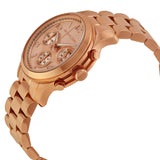 Michael Kors Runway Rose Gold Dial Rose Gold Steel Strap Watch for Women - MK5128 Authentic Buy Shop Now