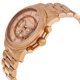 Michael Kors Runway Chronograph Rose Gold Dial Rose Gold Steel Strap Watch for Men - MK8096 Authentic Buy Shop Now