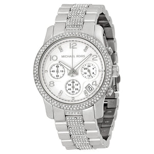 Michael Kors Brinkley Silver Dial with Diamonds Silver Steel Strap Watch for Women - MK5083 Authentic Buy Shop Now