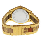 Michael Kors Slim Runway Gold Dial Two Tone Steel Strap Watch for Women - MK4300 Authentic Buy Shop Now