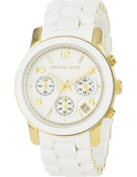 Michael Kors Runway White Dial White Steel Strap Watch for Women - MK5145 Authentic Buy Shop Now