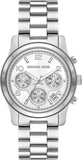Michael Kors Runway Chronograph Silver Dial Silver Steel Strap Watch For Women - MK7325 Authentic Buy Shop Now