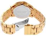 Michael Kors Runway Three Hand Brown Dial Two Tone Steel Strap Watch For Women - MK7389 Authentic Buy Shop Now