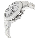Michael Kors Oversize White Dial White Steel Strap Watch for Men - MK8108 Authentic Buy Shop Now