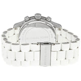 Michael Kors Oversize White Dial White Steel Strap Watch for Men - MK8108 Authentic Buy Shop Now
