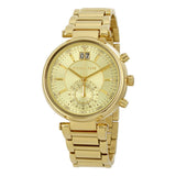 Michael Kors Sawyer White Dial Gold Steel Strap Watch for Women - MK6362 Authentic Buy Shop Now