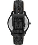 Michael Kors Slim Runway Black Dial Black Leather Strap Watch For Men - MK8908 Authentic Buy Shop Now