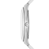 Michael Kors Slim Runway Analog Blue Dial Silver Steel Strap Watch for Men - MK1060 Authentic Buy Shop Now