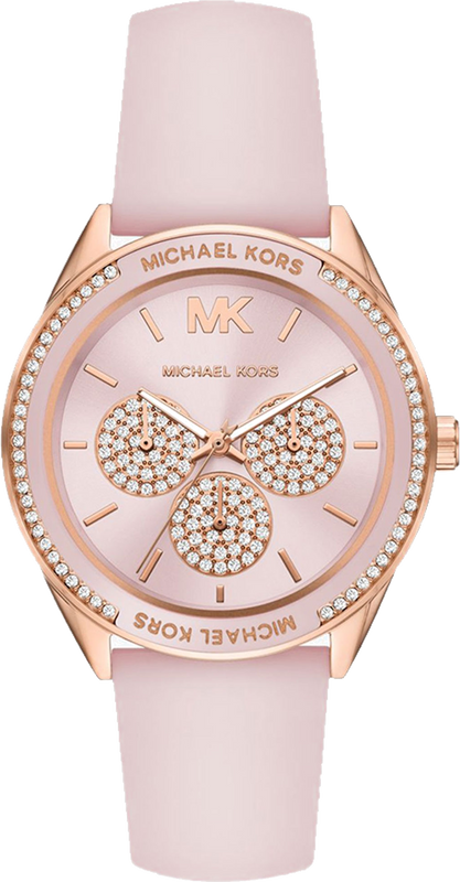 Michael Kors Quartz Pink Dial Pink Silicone Strap Watch For Women - MK6946 Authentic Buy Shop Now