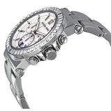 Michael Kors Dylan Glitz Chronograph White Dial Silver Steel Strap Watch For Women - MK5411 Authentic Buy Shop Now