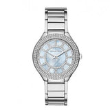 Michael Kors Kerry Mother of Pearl Dial Silver Stainless Steel Strap Watch for Women - MK3395 Authentic Buy Shop Now