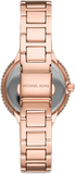 Michael Kors Taryn Quartz White Dial Rose Gold Steel Strap Watch For Women - MK4460 Authentic Buy Shop Now