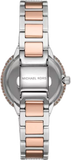 Michael Kors Taryn Quartz White Dial Two Tone Steel Strap Watch For Women - MK4461 Authentic Buy Shop Now
