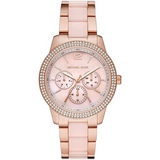Michael Kors Tibby Multifunction Rose Gold Dial Rose Gold Steel Strap Watch For Women - MK6928 Authentic Buy Shop Now