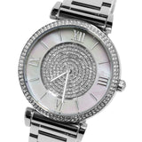 Michael Kors Catlin Silver Dial Silver Steel Strap Watch for Women - MK3355 Authentic Buy Shop Now