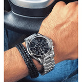 Michael Kors Bradshaw Black Dial Silver Steel Strap Watch for Men - MK5705 Authentic Buy Shop Now