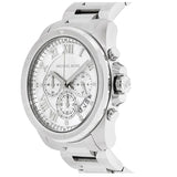 Michael Kors Brecken Chronograph Silver Dial Silver Steel Strap Watch For Women - MK8562 Authentic Buy Shop Now