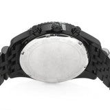 Michael Kors Lexington Chronograph Crystals Silver Dial Black Steel Strap Watch for Men - MK8605 Authentic Buy Shop Now