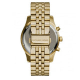 Michael Kors Lexington Crystals Gold Dial Gold Steel Strap Watch for Men - MK8494 Authentic Buy Shop Now