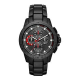 Michael Kors Ryker Chronograph Black Dial Black Steel Strap Watch For Men - MK8529 Authentic Buy Shop Now