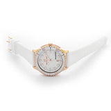 Michael Kors Runway Quartz White Dial White Rubber Strap Watch For Women - MK6853 Authentic Buy Shop Now