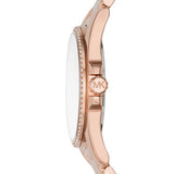 Michael Kors Whitney Quartz White Dial Rose Gold Steel Strap Watch For Women - MK6694 Authentic Buy Shop Now