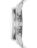 Michael Kors Whitney Chronograph Crystals Silver Dial Silver Steel Strap Watch For Women - MK6728 Authentic Buy Shop Now