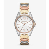 Michael Kors Whitney Quartz White Dial Two Tone Steel Strap Watch For Women - MK6686 Authentic Buy Shop Now