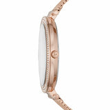 Michael Kors Darci Quartz Mother of Pearl White Dial Rose Gold Mesh Bracelet Watch For Women - MK4519 Authentic Buy Shop Now